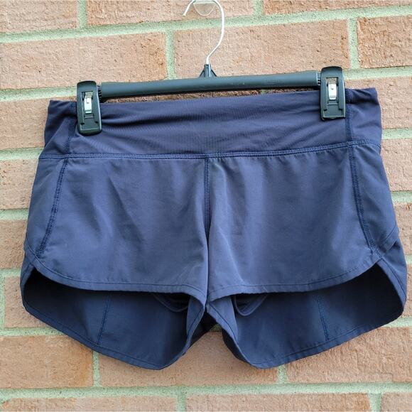 Lululemon Speed Short 4-way Stretch 2.5" Midnight Navy size 4 - Picture 4 of 8